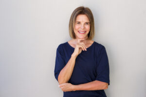 older woman with dentures deerfield beach